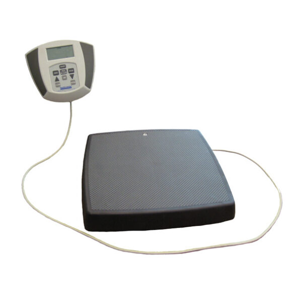 Pelstar LLC/Health o meter Professional Scales 752KL Digital Scale, Heavy Duty, Remote Display, Capacity: 660 lb/300kg , Resolution 0.2 lb/0.1kg, Platform Dimension: 14Â¼in.W x 14Â¼in.D x 2 5/8in. H, 120V Adapter (included) or (6) C-Cell Batteries (n